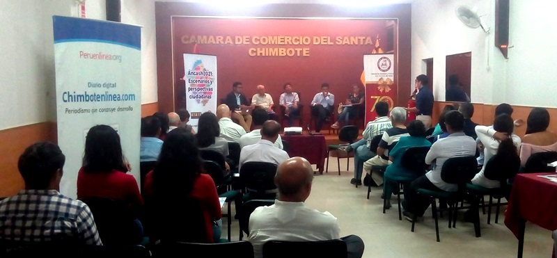 Ciudadanos de Chimbote participaron en primer conversatorio Áncash 2021