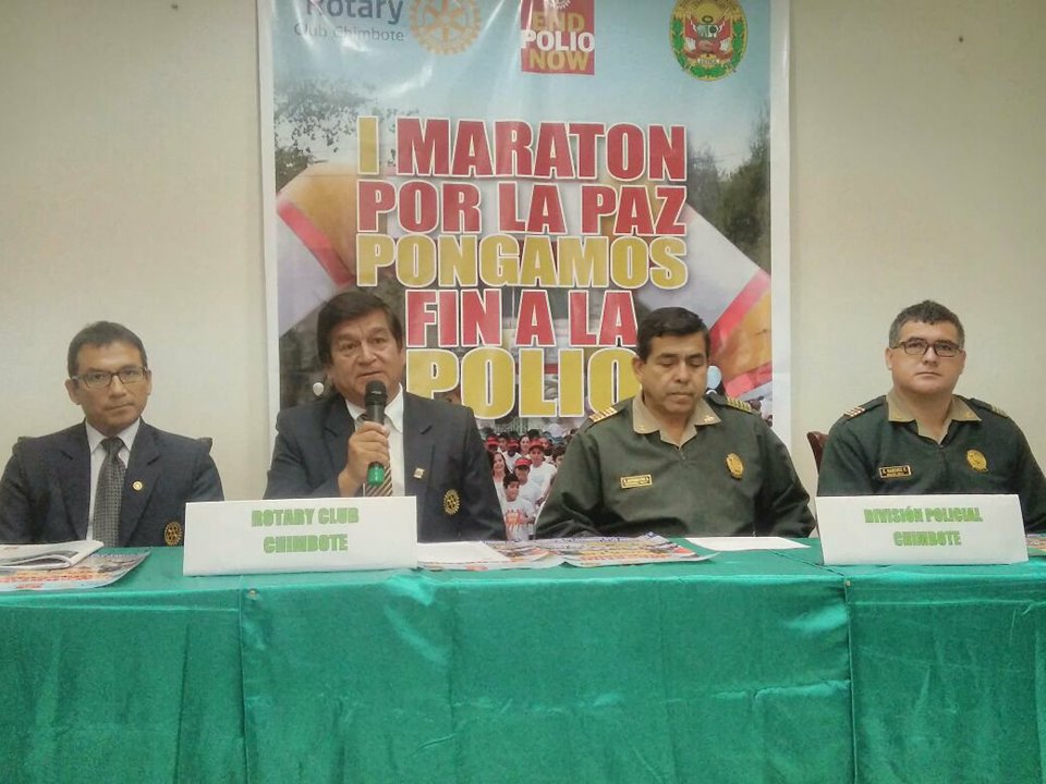 Convocan a maratón en Chimbote para sensibilizar sobre poliomielitis