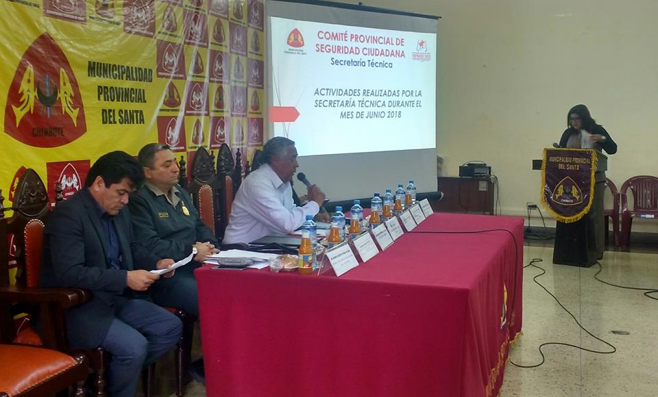 Coprosec acuerda reiterar pedido para no cerrar Escuela de Suboficiales de la PNP en Nuevo Chimbote