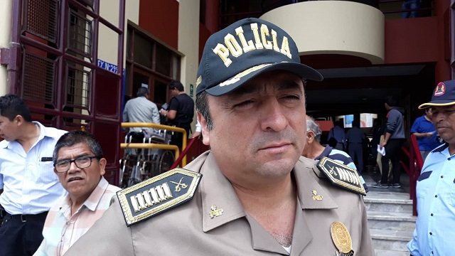 Jefe policial de Chimbote ordena patrullaje por Mercado 2 de Mayo ante atentado y amenazas a dirigente