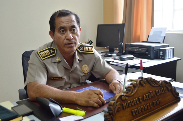 Jefe de la División Policial de Chimbote apoya ampliación de declaratoria de emergencia