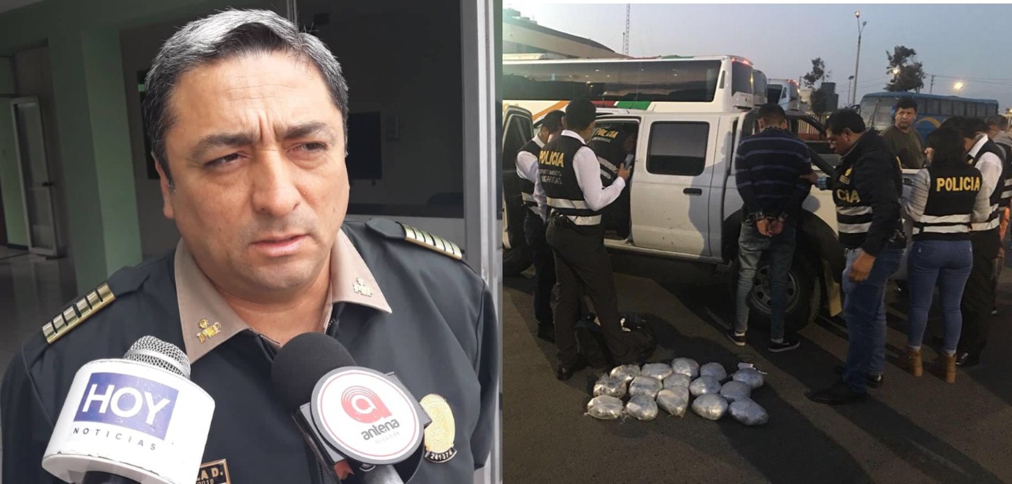Más de 10 kilos de droga incautada habría tenido como destino Chimbote, Casma y Huarmey