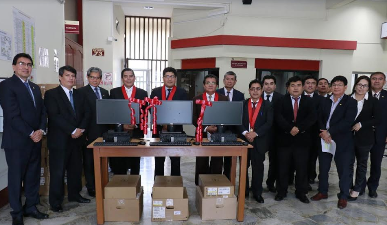 Corte de Justicia del Santa adquiere 23 computadoras para salas y juzgados civiles