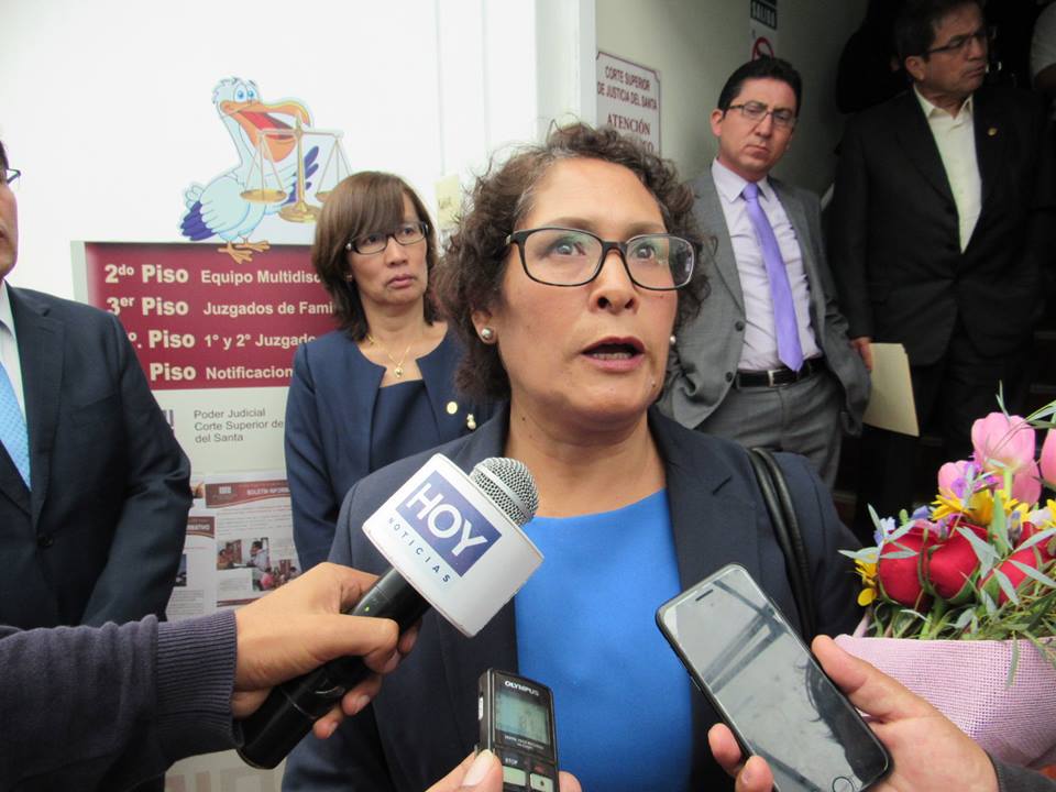 Presidenta de Corte de Justicia de Áncash considera que no hubo presión para ratificar condena de Vargas