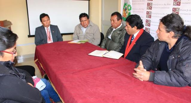 Ronderos de la región Áncash se reunieron con presidente de Corte Superior