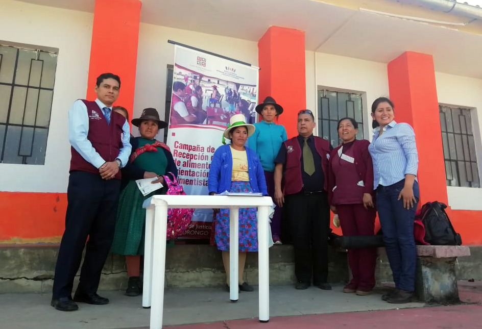 Juzgado de Paz Letrado realizó campaña de recepción de demandas en poblado de Cuzca