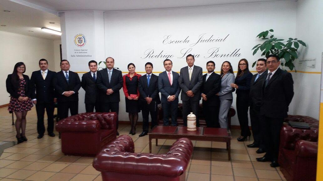 Administrador penal de la Corte del Santa realizó pasantía en Colombia