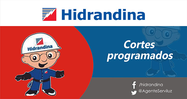 Hidrandina: cortes de energía eléctrica programados para 5 de octubre