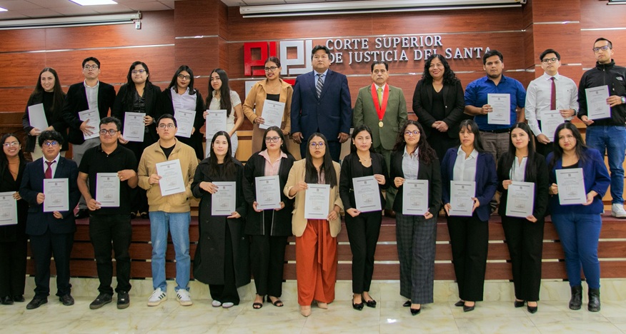  Corte Superior de Justicia del Santa clausura programa de voluntariado 2025