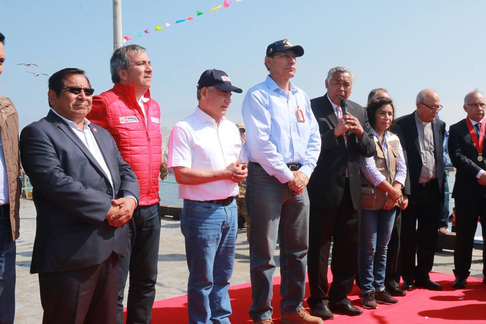 Alcalde del Santa califica de “positiva” la visita del presidente de la República y ministros