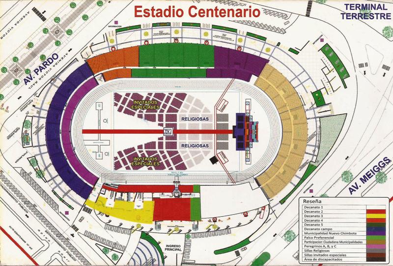 Difunden croquis del estadio Centenario para ceremonia de beatificación de mártires