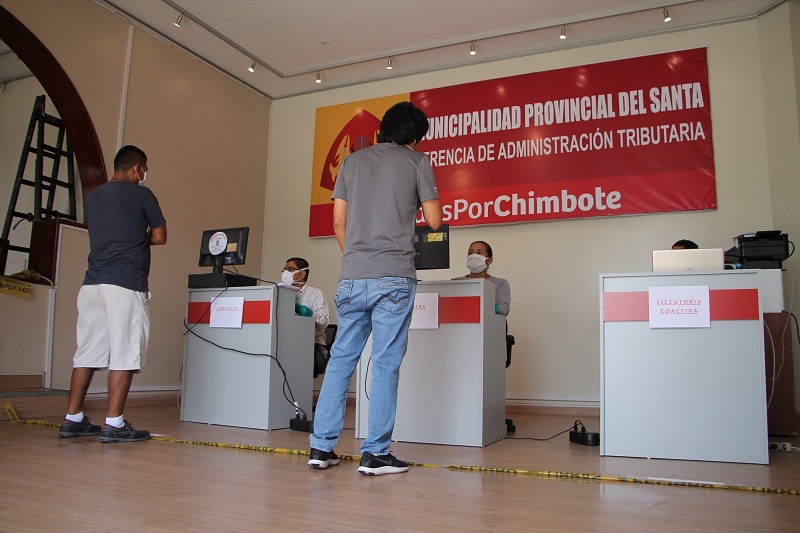 Cuarenta atenciones diarias se realizan en ventanilla de atención tributaria que implementó la MPS