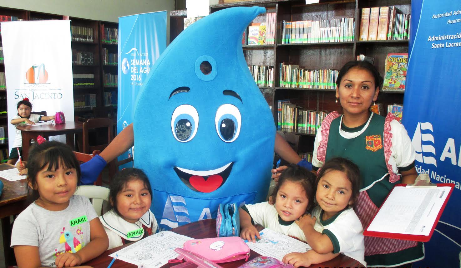 Escolares de San Jacinto en actividades sobre cuidado del agua