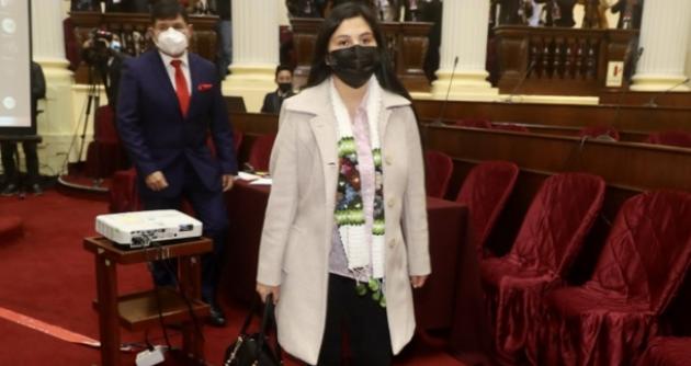  PJ ordena treinta meses de prisión preventiva contra la cuñada del presidente, Yenifer Paredes