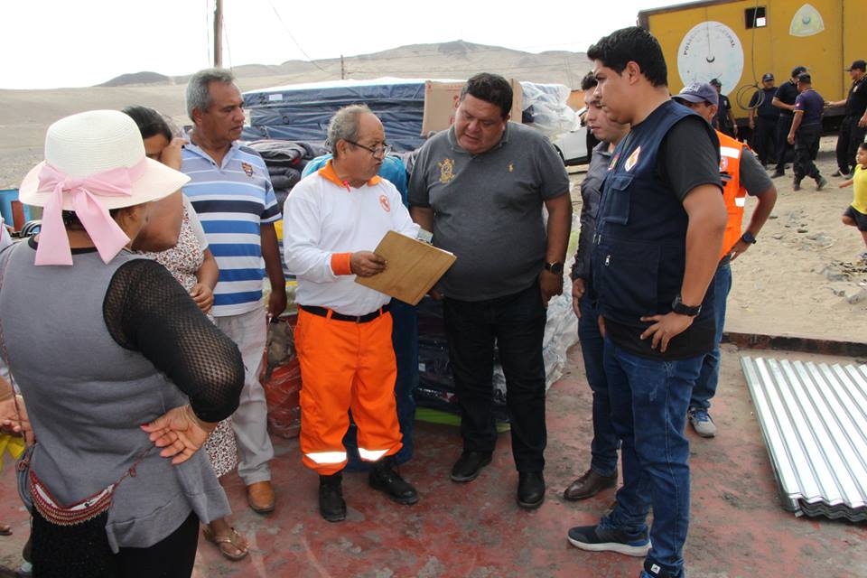 Chimbote: damnificados de incendio en pueblo joven San Pedro recibieron ayuda