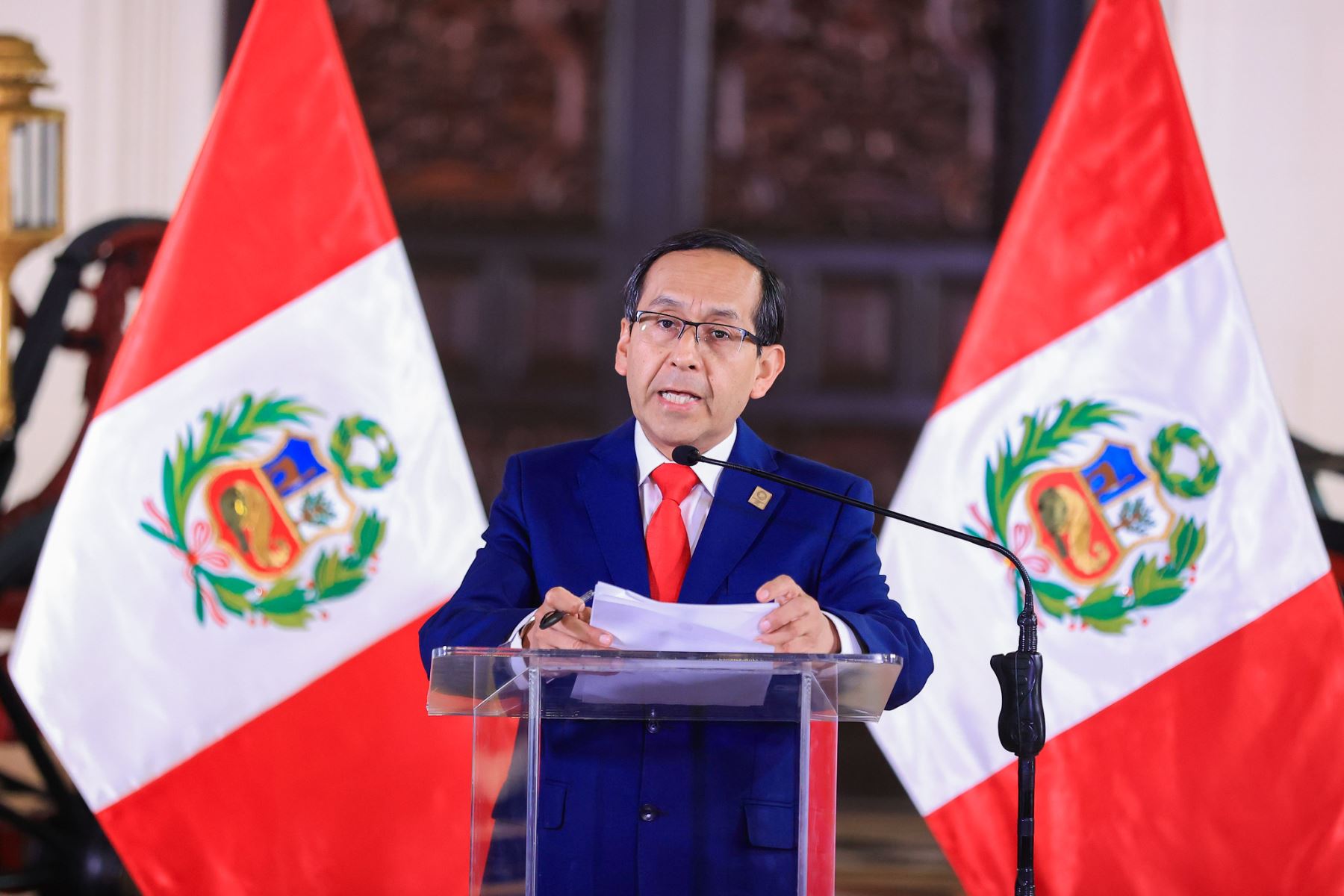 Gobierno informará resultados de acciones implementadas en estado de emergencia declarado en 14 distritos