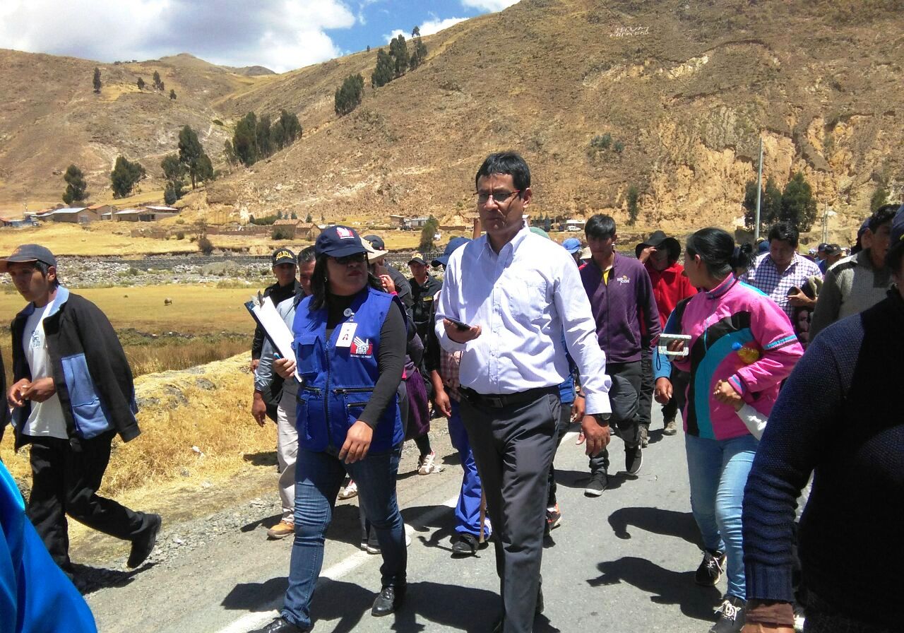 Áncash: Defensoría del Pueblo intervino en solución de conflicto entre distrito de Cátac y el GRA