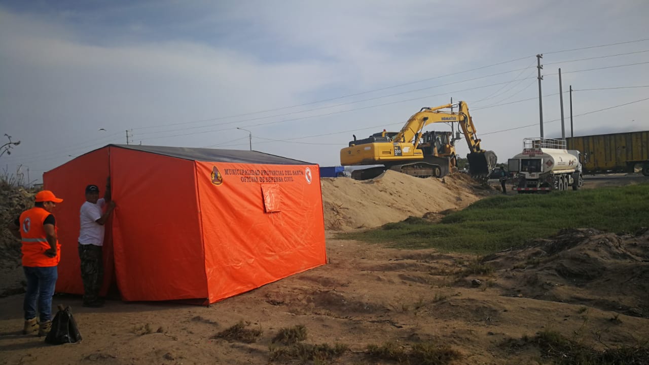 Jefe de Defensa Civil saluda declaratoria de emergencia en varios distritos de provincial del Santa