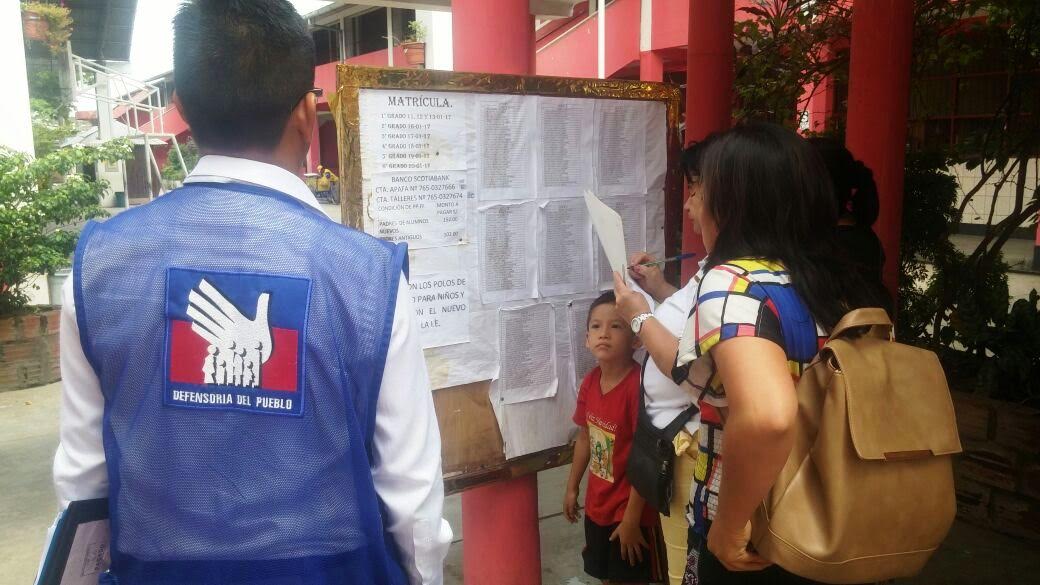 Defensoría del Pueblo detectó irregularidades tras inspeccionar 330 escuelas públicas en todo el país