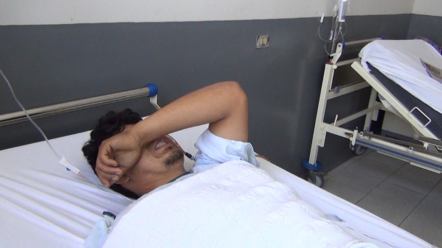 Hampón baleado en asalto frustrado a una combi en Santa será denunciado por cuatro delitos