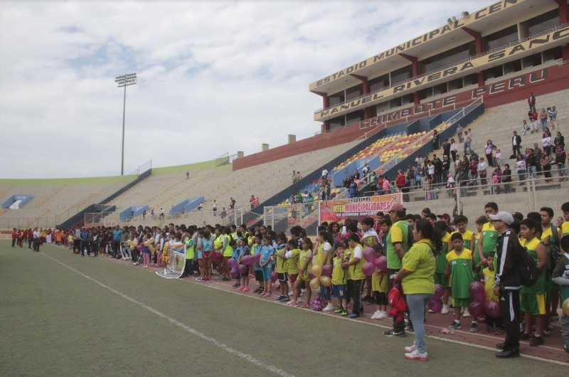 Chimbote fue sede de festival deportivo intermunicipales de Escuelas Deportivas