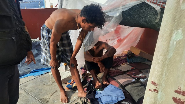 Desalojan a sujetos de mal vivir del Malecón Grau de Chimbote