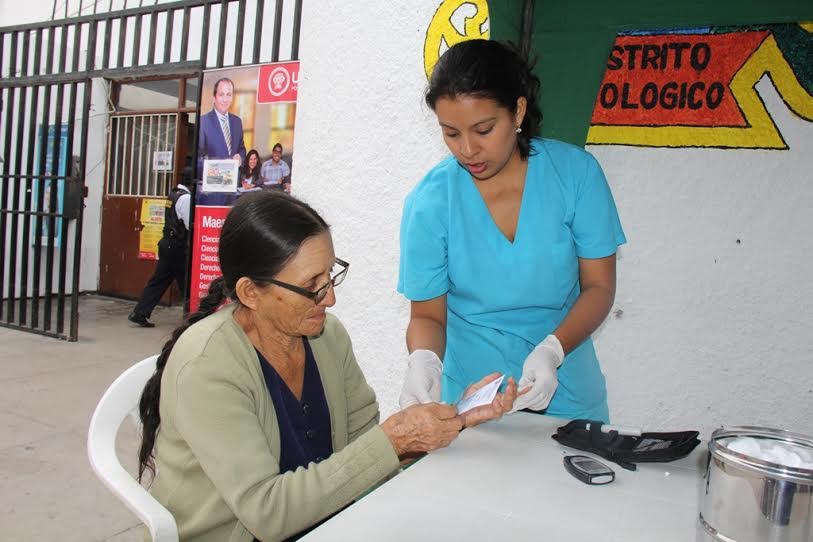 Municipalidad de Nuevo Chimbote inicia campaña gratuita de descarte de diabetes por el día mundial de la salud