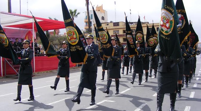 Policía Nacional participó en el desfile cívico en homenaje al Perú