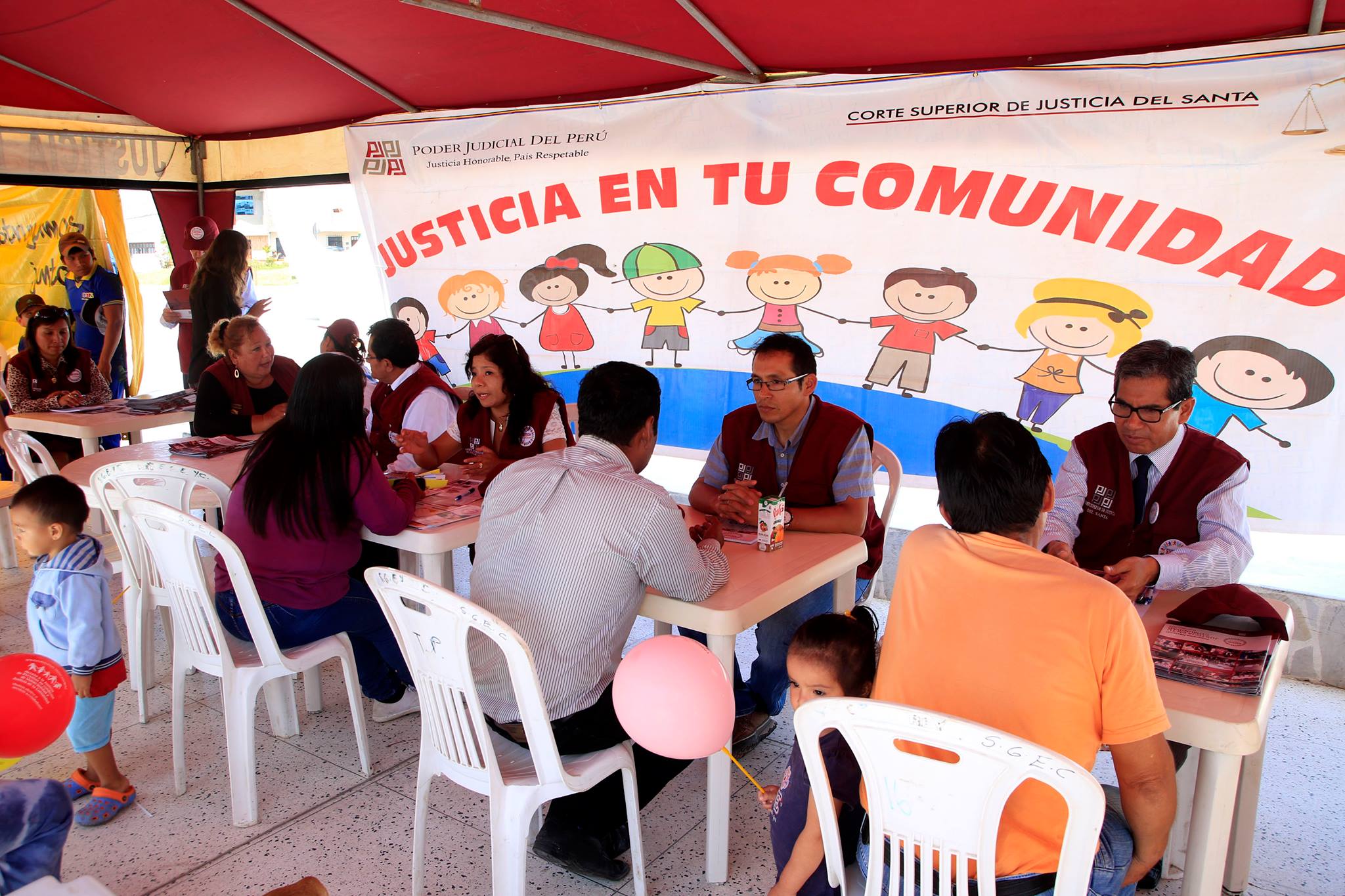 Designan a jueces para programas de proyección social en la Corte de Justicia del Santa