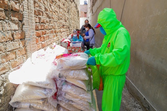 Chimbote: destinan alimentos del PCA  para 12 asociaciones de personas con discapacidad