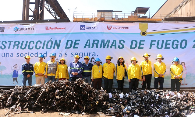 Más de 4 mil armas de fuego incautadas a la delincuencia serán transformadas en mini gimnasios urbanos en Chimbote