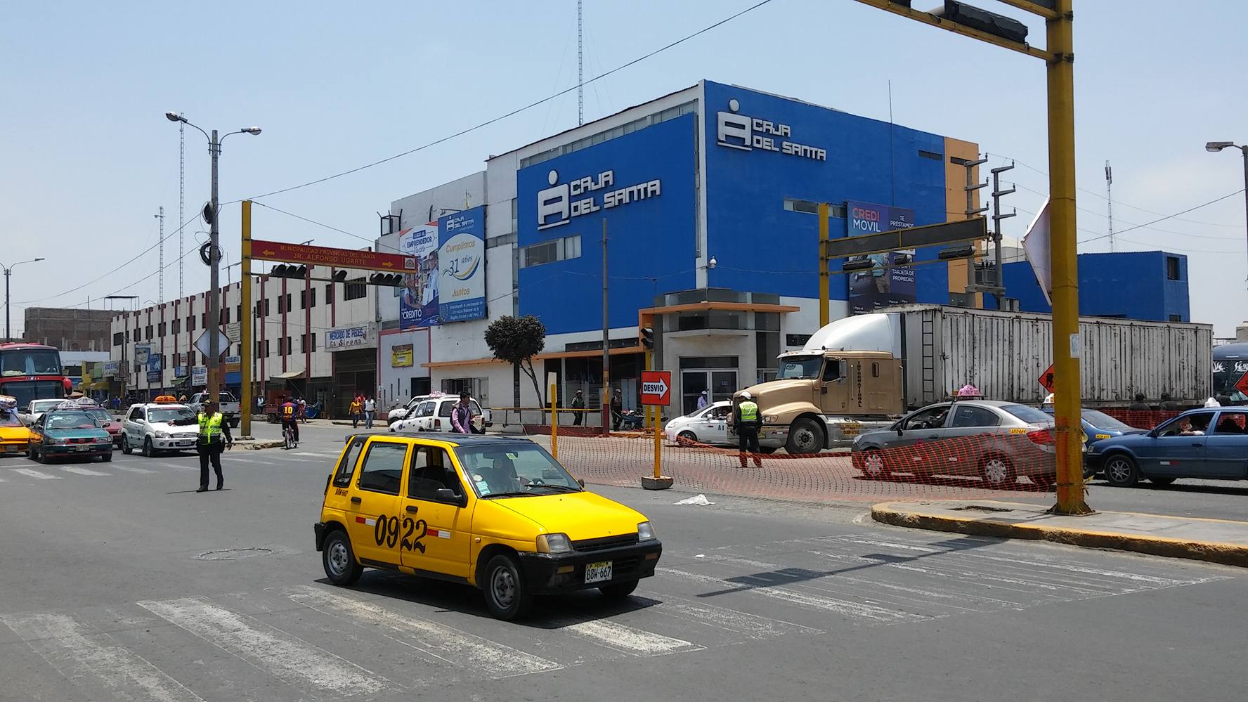 MPS dispone desvió de ruta por la obra que se ejecuta en avenida Alfonso Ugarte de Chimbote