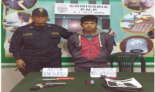 Capturan a delincuente que cuchillo en mano asaltó a una joven en Nuevo Chimbote
