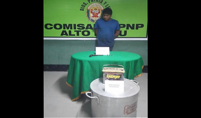 Policías atrapan a sujeto que asaltó el hostal Sahara en Chimbote, cayó en otro robo