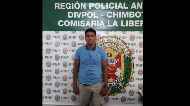 Venezolano fue descubierto robando en Plaza Vea de Chimbote y tras intentar fugarse fue atrapado por Serenazgo