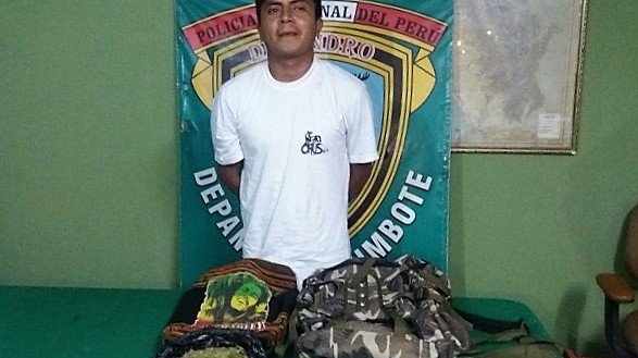 Sujeto intervenido con 8 kilos de marihuana en Nuevo Chimbote guardaba en su vivienda más droga