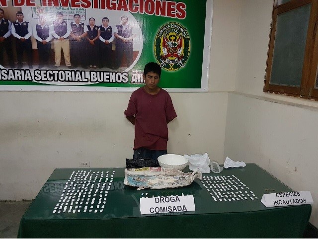 Nuevo Chimbote: Atrapan a presunto microcomercializador de drogas en Villa Hermosa