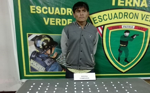 Intervienen a sujeto que se dedicaba a la venta de droga en la zona este de Chimbote