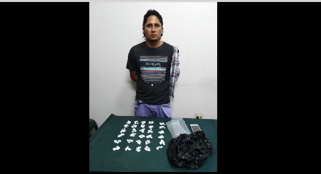Intervienen a sujeto con 148 ketes de Pasta Básica de Cocaína en Nuevo Chimbote