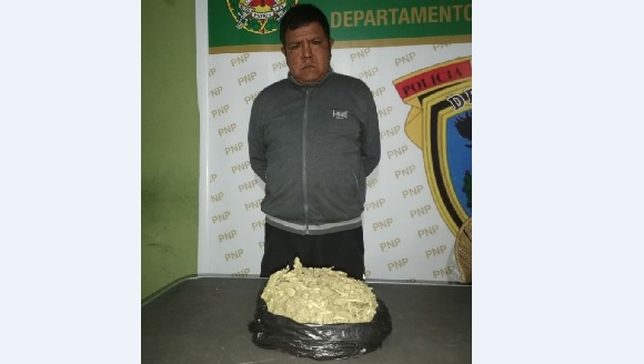 Cayó presunto microcomercializador de droga con medio kilo de marihuana en Chimbote