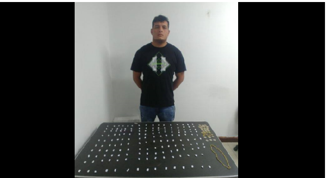Escuadrón de Emergencia atrapa a sujeto acusado de vender droga en Nuevo Chimbote