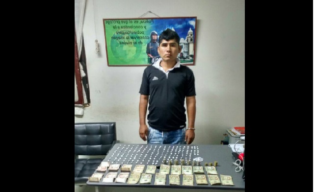 Detienen a sujeto que vendía droga en Nuevo Chimbote a bordo de su mototaxi