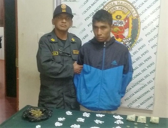 Joven confiesa que hace un mes se inició en la microcomercialización de drogas en Nuevo Chimbote