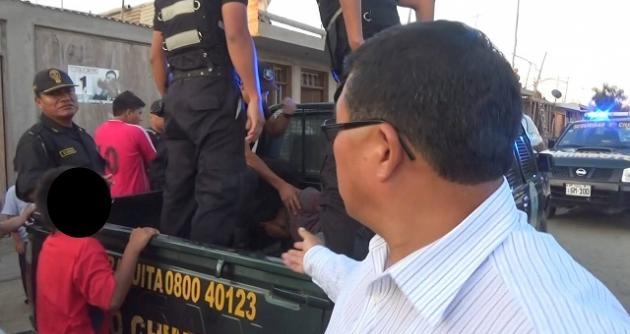 Cayó delincuente cuando asaltaba con un revólver a una ejecutiva de ventas en Nuevo Chimbote