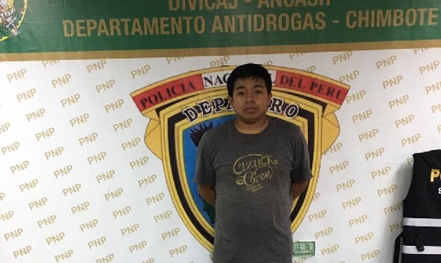 Cayó abastecedor de droga cuando transportaba 2,850 ketes de Pasta Básica de Cocaína en Nuevo Chimbote