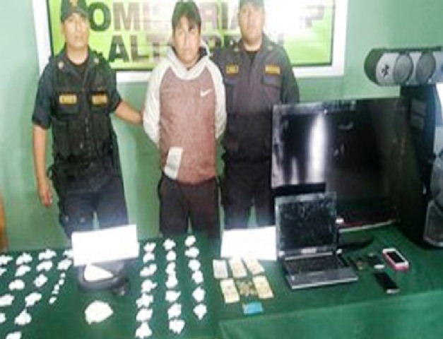 Policía atrapa a conocido vendedor de drogas en la zona este de Chimbote