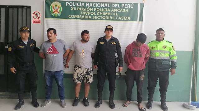 Desarticulan “Los Escurridizos de Tortugas” dedicada al robo de viviendas en Casma