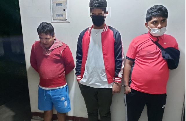 Intervienen a dos sujetos y venezolano menor de edad con 200 gramos de marihuana en Nuevo Chimbote