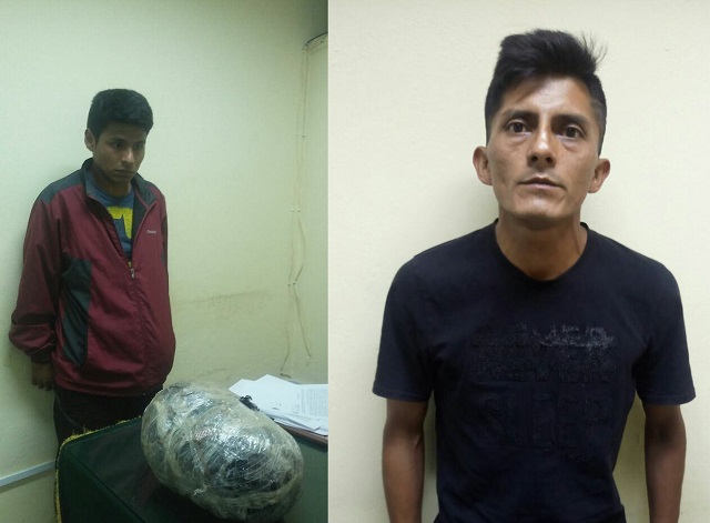 Caen sujetos con 2 kilos de marihuana en zona conocida como “La Selva” en Chimbote
