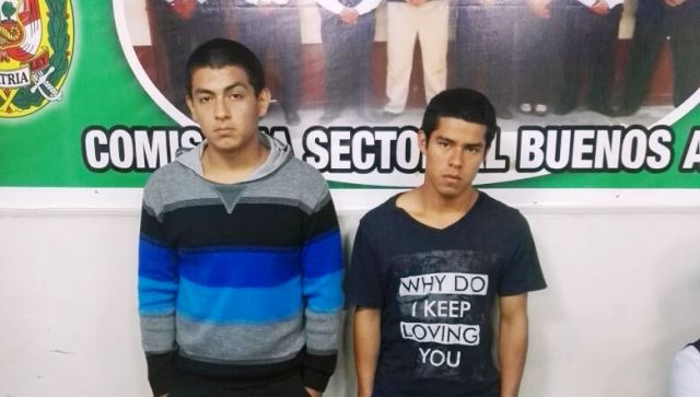 Intervienen a dos jóvenes por presunto robo de una motocicleta en Nuevo Chimbote